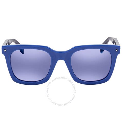 fendi fun fair 0216f s|Fendi Sky Blue Mirror Square Sunglasses FF 0216/S PJP/XT.